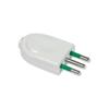 2P + T 10 A Plug, White view 1