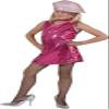 Das Kostümland Disco Sequin Dress Pink Size 116 view 2