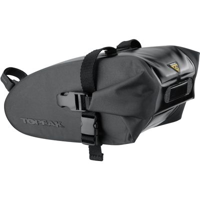 Topeak Wedge DryBag Saddle Bag, Strap Mount, Black, 23 x 11 x 13 cm, 1.5 L, TT9819B