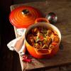 Le Creuset Signature Round Dutch Oven, Enameled Cast Iron, 4.5 qt, Flame view 2