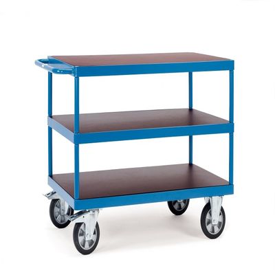 Fetra 12425 Platform Trolley, 3 Shelves, 1,200 kg Capacity