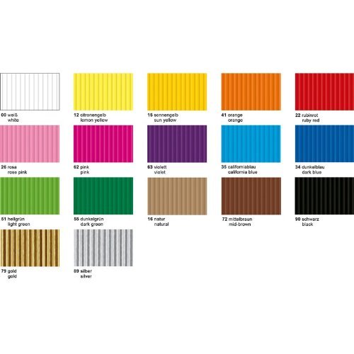 Fine Corrugated Cardboard, 300 g/m², 50 x 70 cm, Purple – 10 Sheets