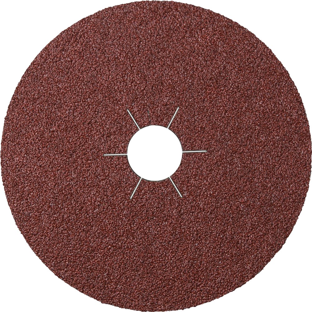 Klingspor 66451 Fiber Disc for Steel, Non-Ferrous Metals, and Plastic - FI|CS561|24|S|10|180X22 - Pack of 25
