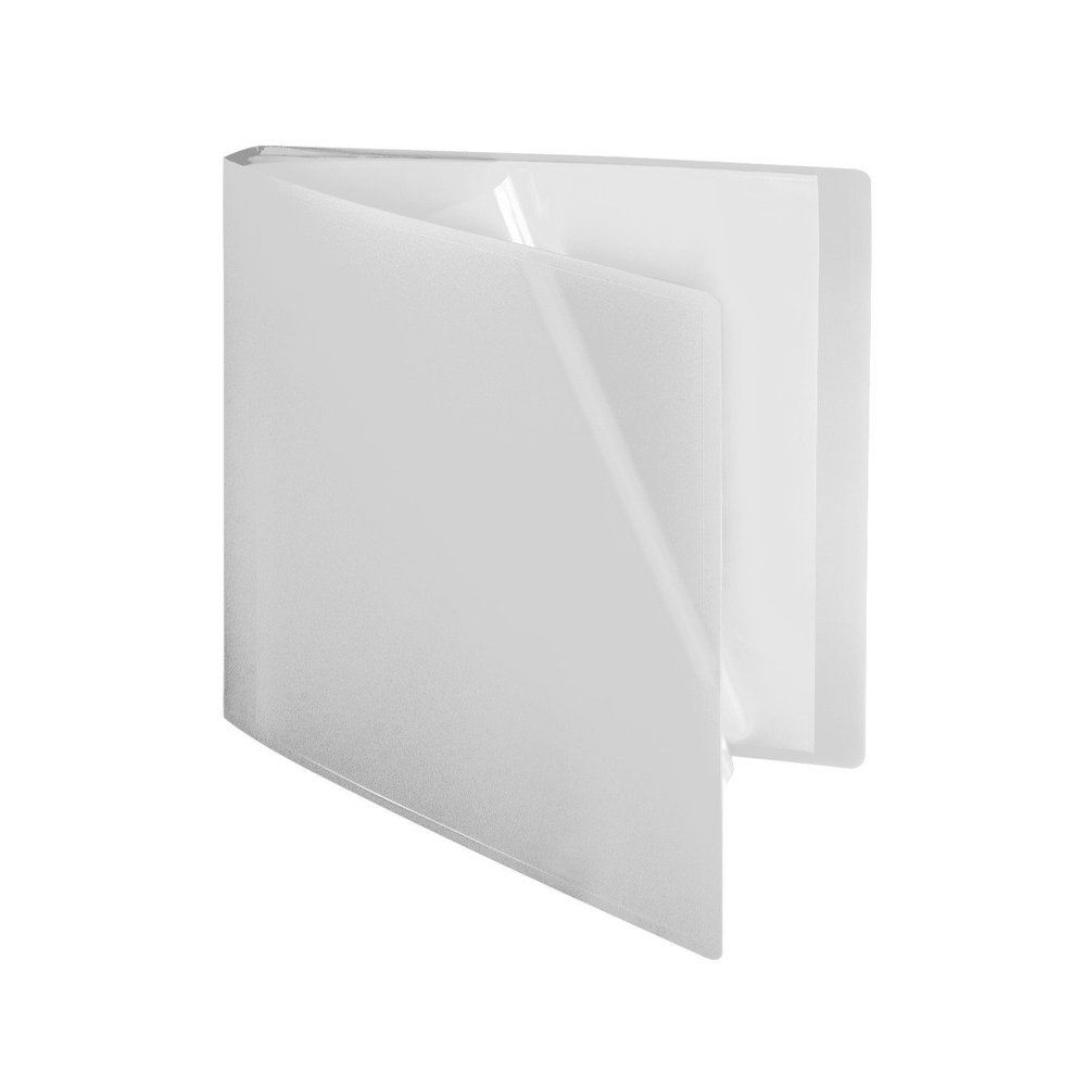 Flexible A4 Display Book, 20 Clear Sleeves, Transparent PP