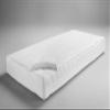 Dormisette Q60 Waterproof Mattress Pad, 90 x 190 cm, Cotton, Pure White view 3