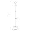 Alba Cleo Coat Rack, Black, PMCLEON view 3