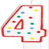 Amscan International Birthday Candle Number 4 view 1