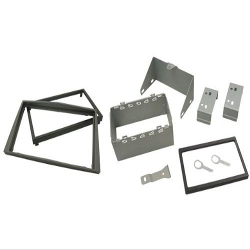 Double-DIN Installation Trim Kit for Opel Zafira II, Charcoal Metallic