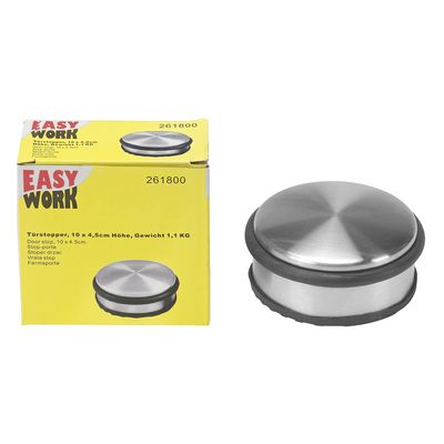 Easy Work 261800 Metal Doorstop, Multicolored, 10 cm x 4.5 cm High