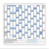 XXL 2026 Wall Calendar, DIN B1, Blue, Wet-Erase, 100 x 70 cm view 1