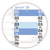 XXL 2026 Wall Calendar, DIN B1, Blue, Wet-Erase, 100 x 70 cm view 2