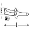 KS Tools 144.0901 Round Pickaxe, 570 mm view 2