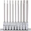 KS Tools 918.1550 3/8" CHROMEplus Long TX Bit Socket Set, 9-Piece, T20–T60 view 2