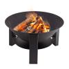 DEMA Tenerife Round Fire Bowl, 60 cm - Portable Outdoor Fire Pit view 1