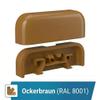 heicko Drainage Slot Covers with Windstop, Ochre Brown, 28–30 x 5 mm (100 pcs.) view 2