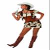 Women's Cowgirl Costume, Size 42 view 1
