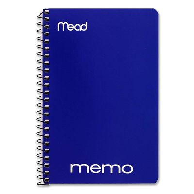 Memo Book, College Ruled, 6 x 4 in, Wirebound, 40 Sheets, Assorted, by MEAD