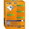 Swirl X 351 Vacuum Cleaner Bags for Hoover, Rowenta and Severin, 4 Bags view 2