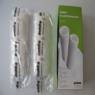 Grünbeck Replacement Filters for FS 1 1/2" Water Filter, 2-Pack, 80 µm, Without Protective Bell