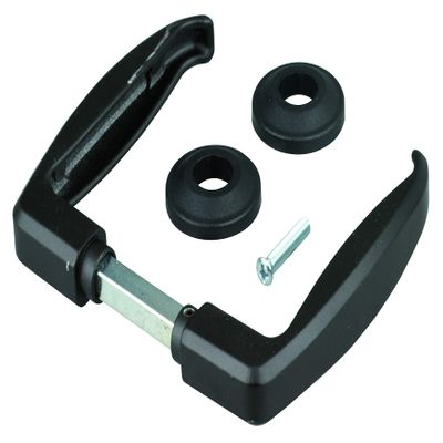Alberts 419035 Door Handle | Aluminum | 40 x 107.5 mm | Pair