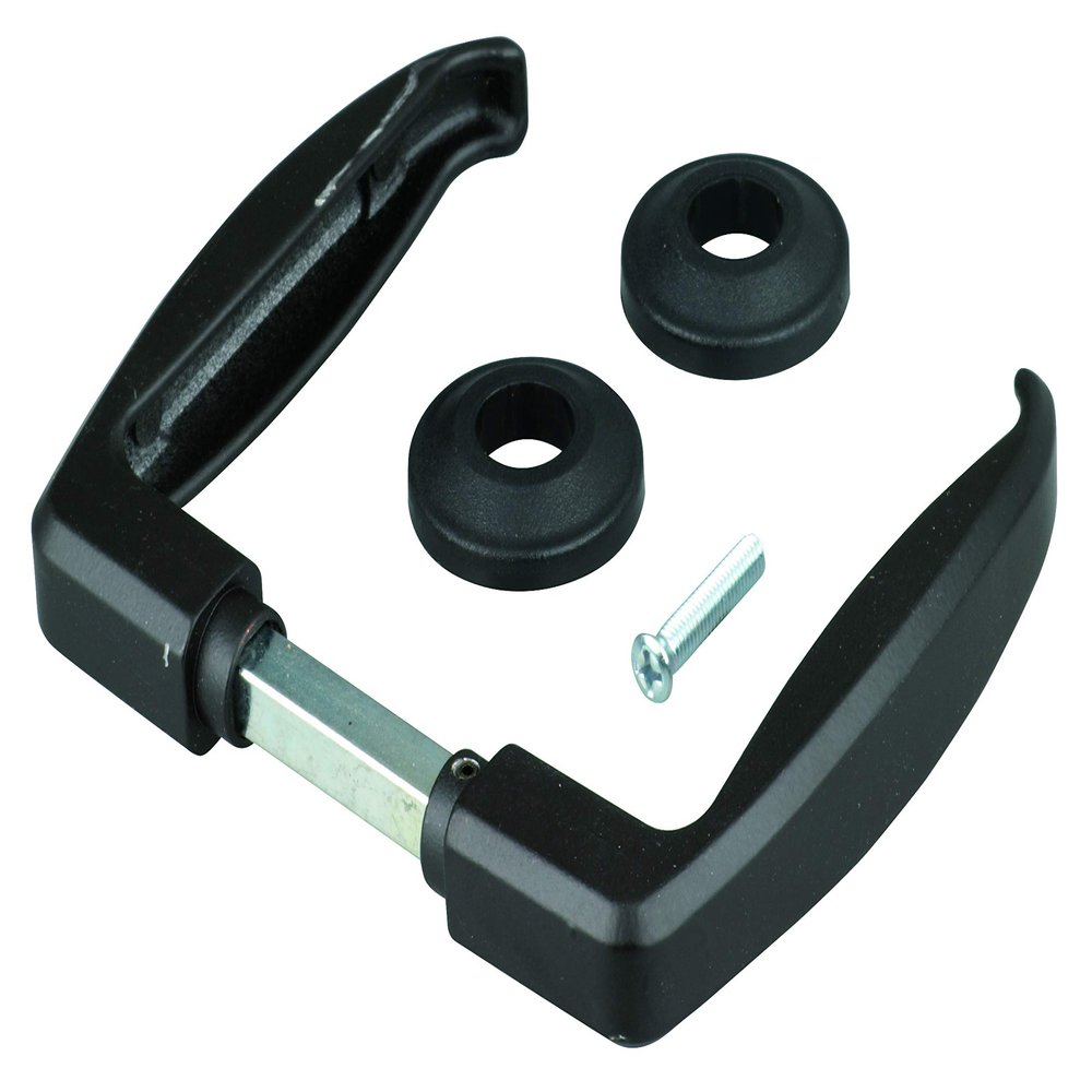 Alberts 419035 Door Handle | Aluminum | 40 x 107.5 mm | Pair