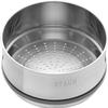 STAUB Cocotte, Cast Iron Dutch Oven with Stainless Steel Steamer Insert, 26 cm, 5.25 L, Round, All Stovetops Including Induction, Made in France, Graphite Gray view 3