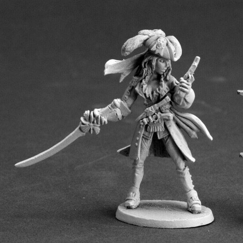 Angelica Fairweather, Pirate Captain Miniature by Reaper