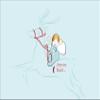Beautiful French Christmas Card/Gift Card with Angel Riding an Airy Reindeer: Joyeux Noël view 1