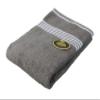 GZZE Rio Bath Towel, 100% Cotton, 70 x 140 cm, Solid Taupe view 1