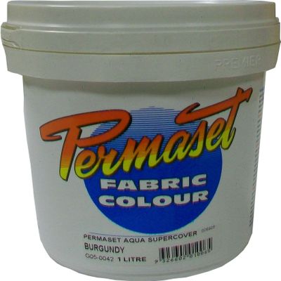 Permaset Aqua Supercover Fabric Ink, 1 L, Burgundy