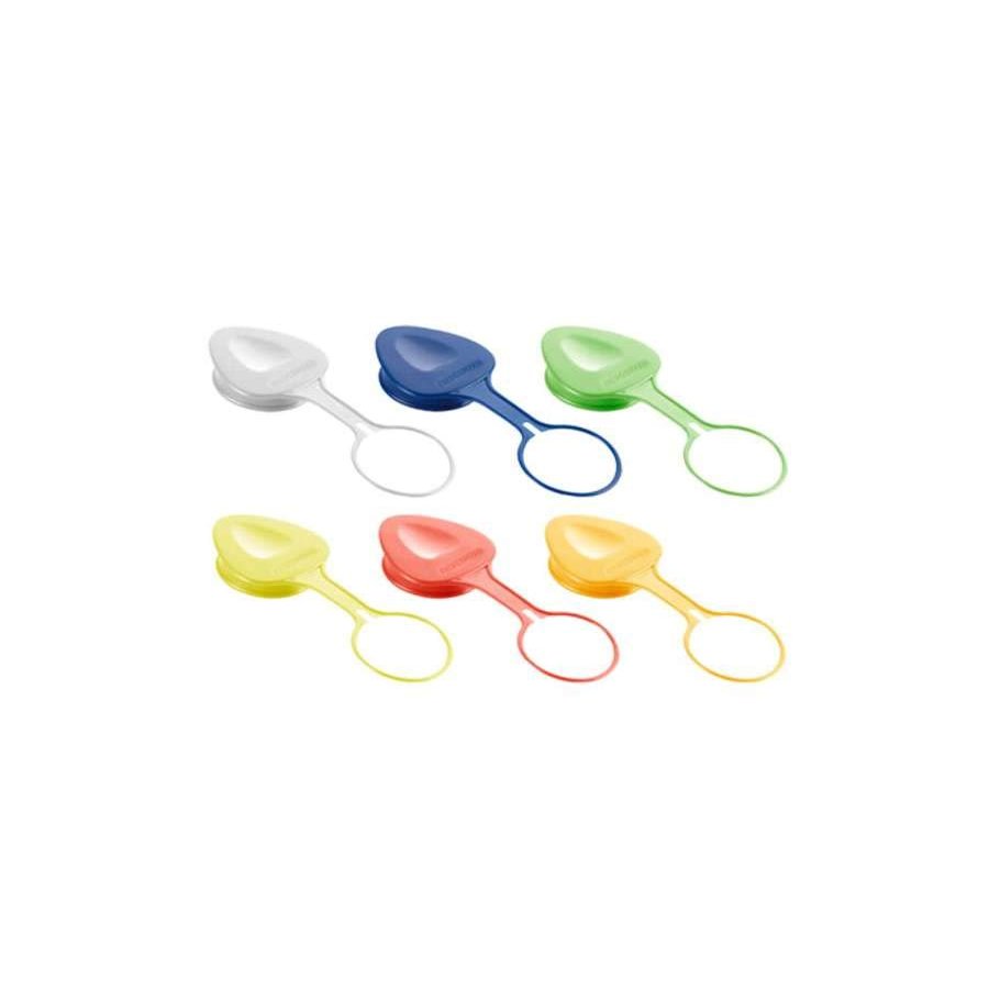 Tescoma Presto Plastic Bottle Stoppers, 6 pcs, Assorted
