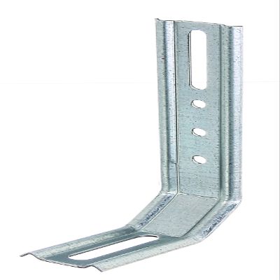 Alberts 866358 Adjustable Angle Bracket | Two 45° Angles, Stamped, with Slotted Hole | Sendzimir Galvanized | 50 x 30 x 120 mm | Set of 25