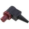 Cliff FCR20673 FC Angled Mains Plug, 3 + PE Poles, 20 A, Red, 1 pc. view 1