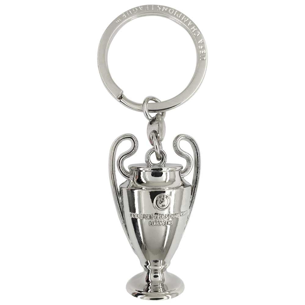 UEFA Champions League Trophy Replica 3D Keychain, Silver