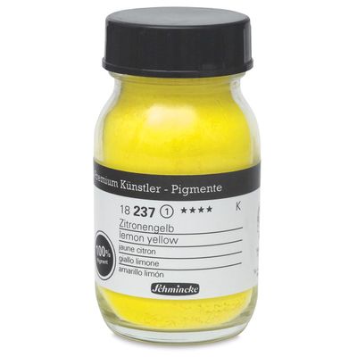 Schmincke Finest Artist Pigments, Lemon Yellow – 100 ml