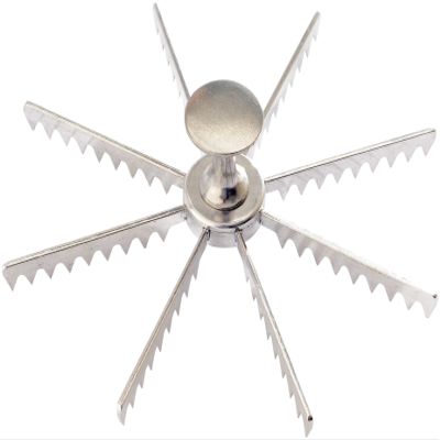 Norpro 3265 8-Piece Pie Divider, Aluminum, Silver, One Size