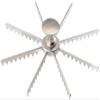 Norpro 3265 8-Piece Pie Divider, Aluminum, Silver, One Size view 1