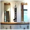 Samunshi The Clock Tower/Big Ben Wall Decal, 35 x 120 cm, Turquoise view 2