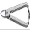 BESSEY Erdi Goldsmith's Scissors D71-1 | Curved Blades | 32 mm Cut view 1