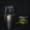 BarCraft Boston Cocktail Shaker Set with Printed Recipes, Stainless Steel/Glass, 400 ml, Silver/Transparent view 4