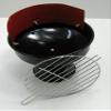 Metal Grill-Design Ashtray, 11.5 cm, for Balconies, Parties & Celebrations (LHS) view 3