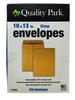 Quality Park Kraft Clasp Envelopes, 10 x 13 in view 1