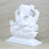 StonKraft White Marble Ganesha Idol for Daily Puja, 9 Inch view 2