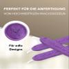 gravurART Purple Pearl Sealing Wax with Wick, 3 Sticks view 3