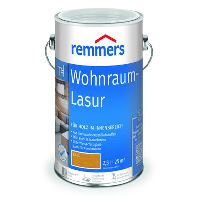 Remmers Interior Wood Stain, Oak, 2.5 Liters