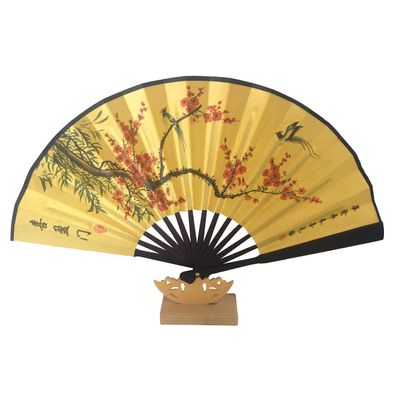 AAF Nommel Authentic Chinese Hand Fan 031, Summer Fan and Decorative Fan with Chinese Drawings