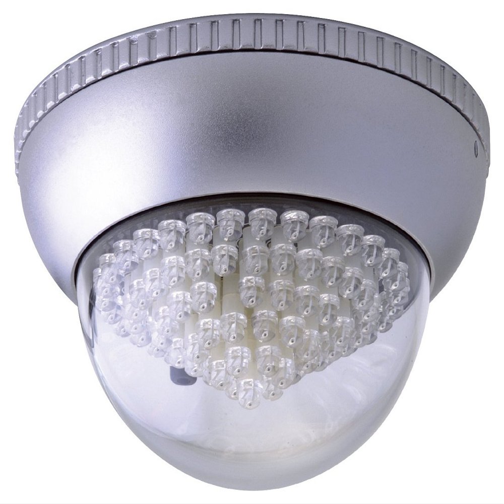 COP Security 15-IL04 DC 12 V/AC 24 V Indoor Wide-Angle Infrared Illuminator, Silver
