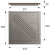 Writing Utensil Tray, 25 mm High, 380/392, Aluminum Look, Item 9007183 view 2