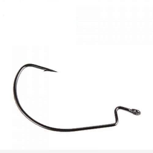 Iron Claw Offset Worm R Hooks, Red, Size 1/0 – Unrigged Fishing Hooks