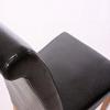 Mendler Set of 2 Dining Chairs M37 – Leather, Black, Dark Legs view 4